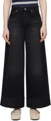 Rag & Bone Sofie High-rise Wide-leg Ankle Cuff Jeans In Blair