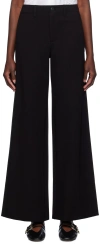 Rag & Bone Black Sofie Trousers In Black