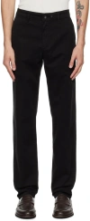 Rag & Bone Black Standard Chino Trousers In Black