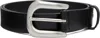 Rag & Bone Black Stevie Leather Belt
