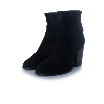 Rag & Bone Rag And Bone, Black Suede Ankle Boots