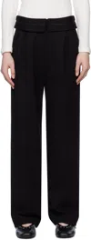 Rag & Bone Black Tasha Ponte Trousers In Black