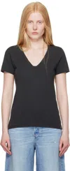 Rag & Bone Black 'the Slub' T-shirt