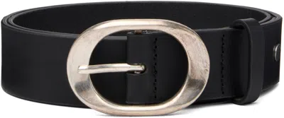 Rag & Bone Black Vera Italian Leather Belt