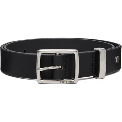 Rag & Bone Black X Boyfriend Leather Belt