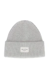 Rag & Bone Blake Metallic Wool Blend Beanie In Gray