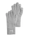 Rag & Bone Blake Metallic Tech Gloves In Gray