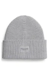 Rag & Bone Blake Metallic Wool Blend Beanie In Gray