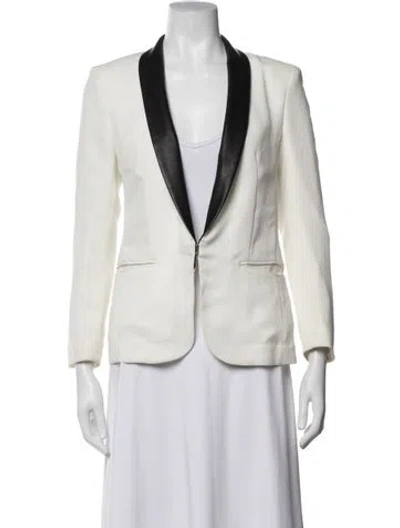 Pre-owned Rag & Bone Blazer In Black/white