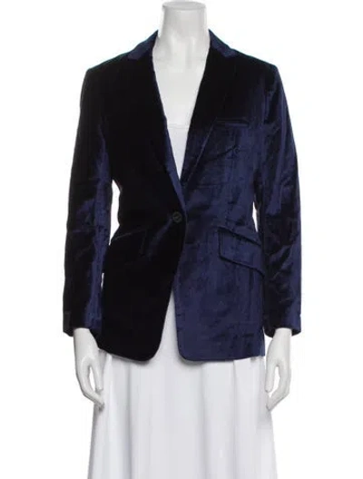 Pre-owned Rag & Bone Blazer In Blue