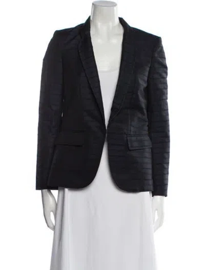 Pre-owned Rag & Bone Blazer In Blue