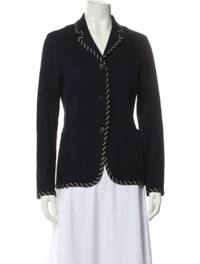 Pre-owned Rag & Bone Blazer In Blue