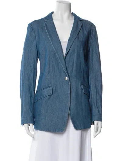 Pre-owned Rag & Bone Blazer In Blue