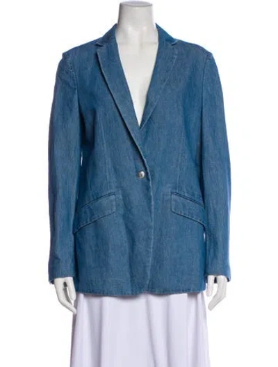 Pre-owned Rag & Bone Blazer In Blue