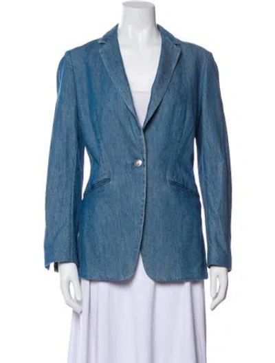 Pre-owned Rag & Bone Blazer In Blue