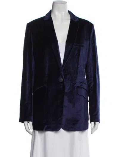 Pre-owned Rag & Bone Blazer In Blue