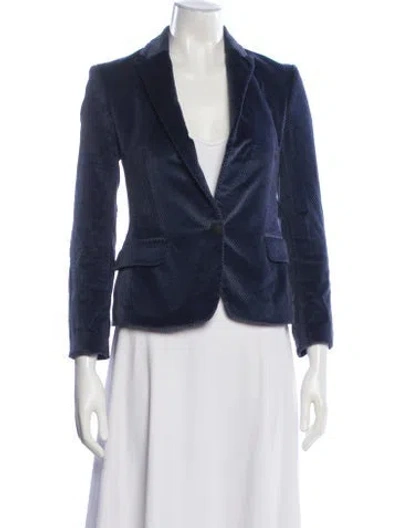 Pre-owned Rag & Bone Blazer In Blue