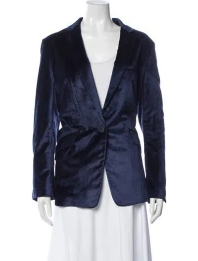 Pre-owned Rag & Bone Blazer In Blue