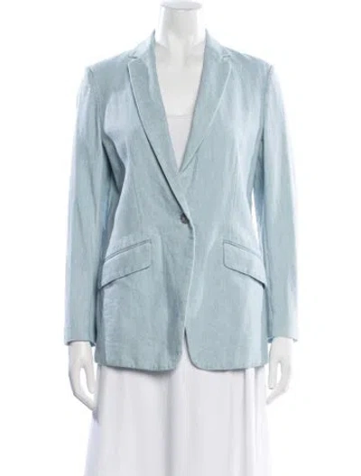Pre-owned Rag & Bone Blazer In Blue