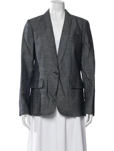 Pre-owned Rag & Bone Blazer In Blue