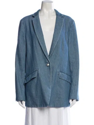 Pre-owned Rag & Bone Blazer In Blue