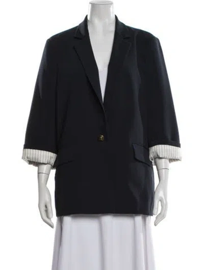Pre-owned Rag & Bone Blazer In Blue