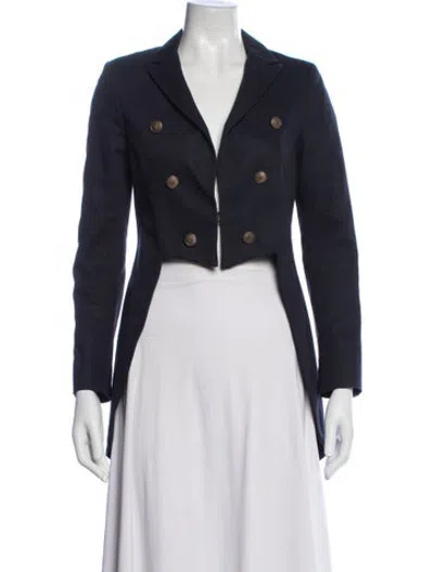 Pre-owned Rag & Bone Blazer In Blue