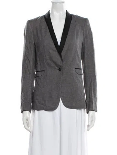 Pre-owned Rag & Bone Blazer In Gray