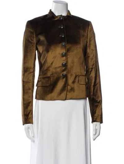 Pre-owned Rag & Bone Blazer In Green/yellow