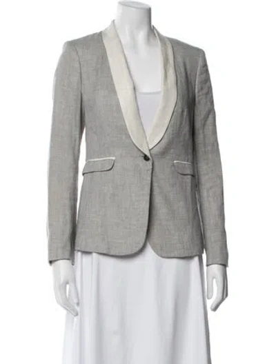 Pre-owned Rag & Bone Blazer In Grey