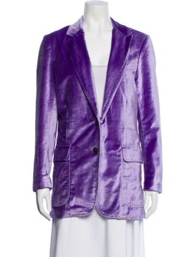 Pre-owned Rag & Bone Blazer In Purple
