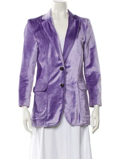 Pre-owned Rag & Bone Blazer In Purple