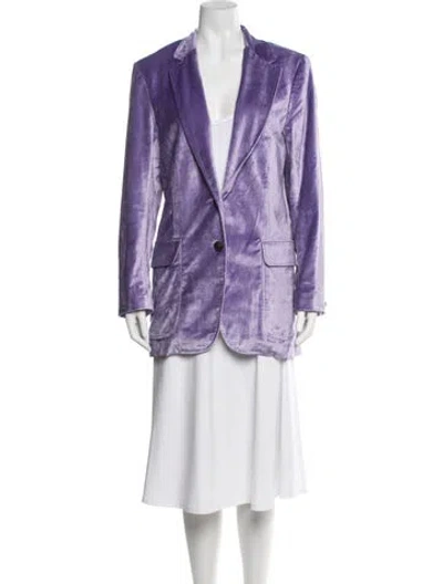 Pre-owned Rag & Bone Blazer In Purple