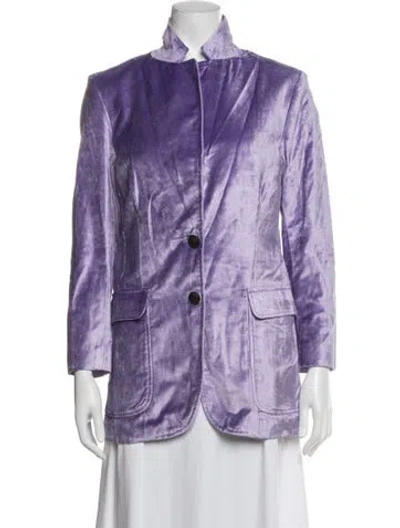 Pre-owned Rag & Bone Blazer In Purple