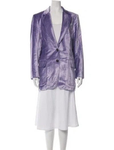 Pre-owned Rag & Bone Blazer In Purple