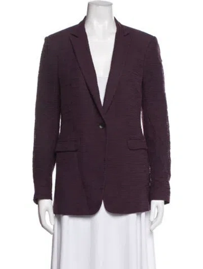Pre-owned Rag & Bone Blazer In Purple