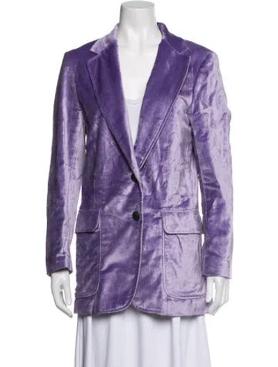 Pre-owned Rag & Bone Blazer In Purple