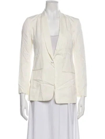 Pre-owned Rag & Bone Blazer In White