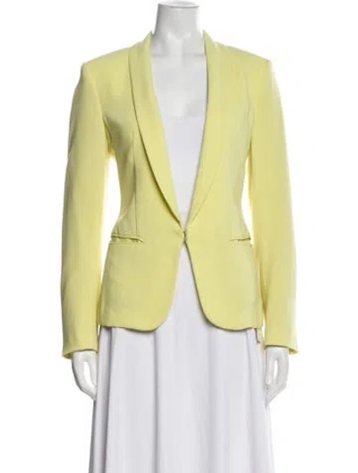 Pre-owned Rag & Bone Blazer In Yellow