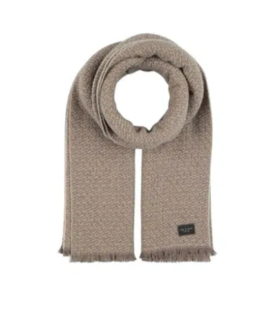 Rag & Bone Blended Knit Long Scarf In Green