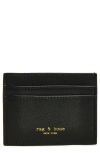 Rag & Bone Bloom Card Case In Black