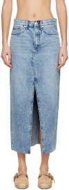 Rag & Bone Blue Clara Maxi Skirt In Elle