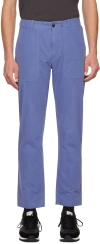 Rag & Bone Blue Cliffe Trousers In Coastal Bl