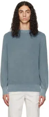 Rag & Bone Blue Dexter Sweater In Blue