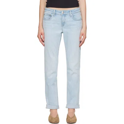 Rag & Bone Blue Dre Slim Boyfriend Jeans