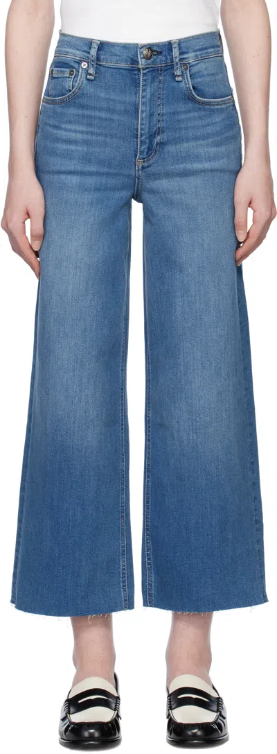 Rag & Bone Blue Epic Andi Ankle-length Jeans In Scout