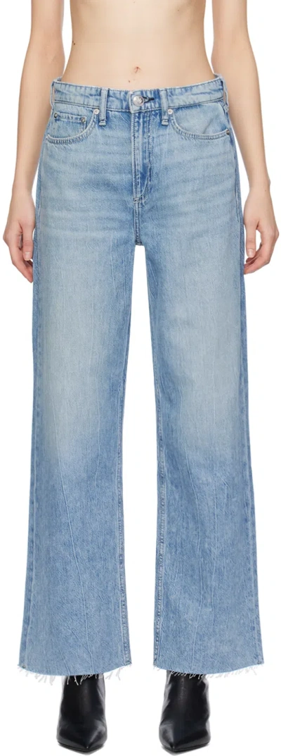 Rag & Bone Blue Featherweight Logan Jeans In Mira