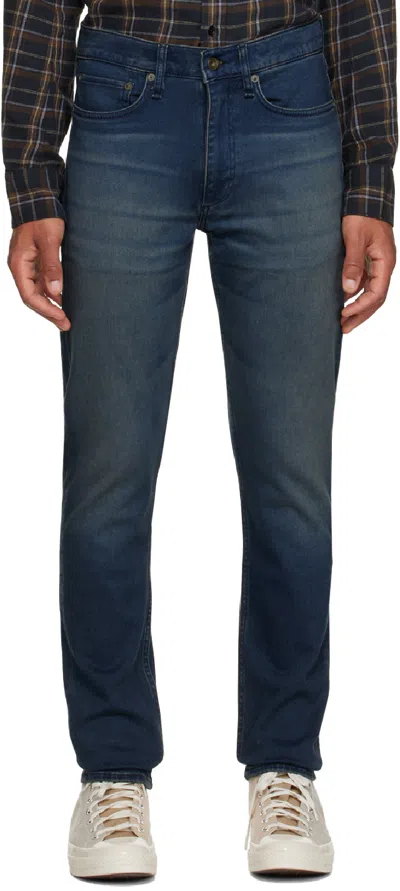 Rag & Bone Blue Fit 2 Jeans In Zeplin