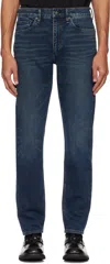 Rag & Bone Blue Fit 2 Slim Fit Jeans In Cole