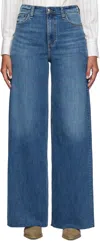 Rag & Bone Blue Flexi Sofie Wide-leg Jeans In Willow
